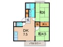 長澤ハイツ　Ａの間取図