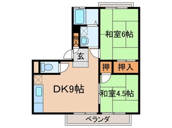 間取図 長澤ハイツ　Ａ