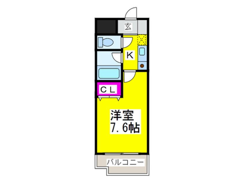 間取図 ベルデ堺東