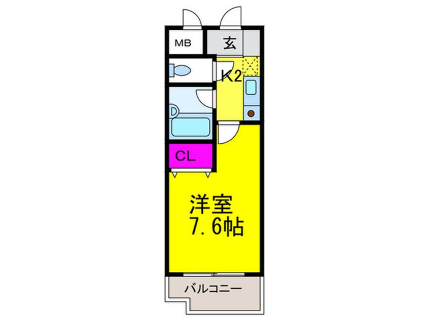 間取図 ベルデ堺東