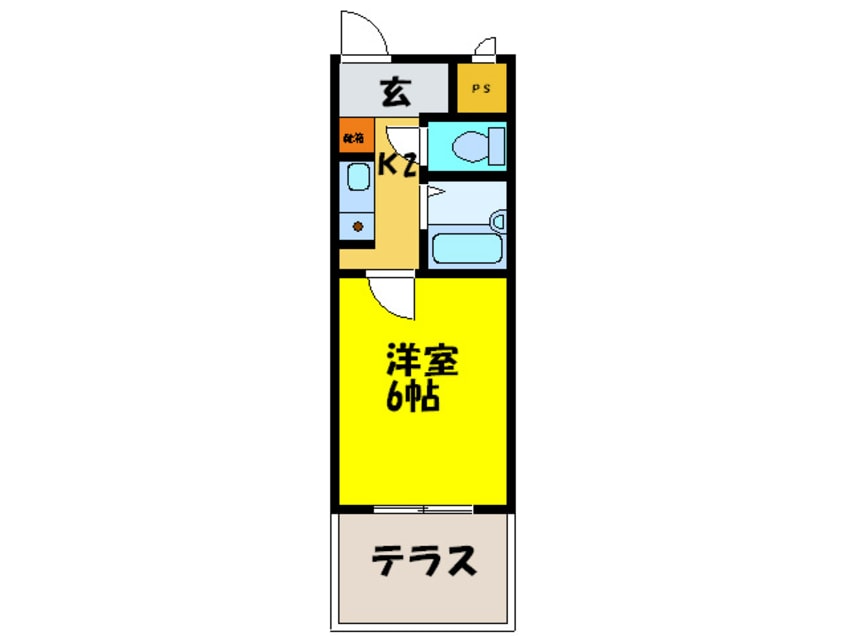 間取図 ムー１番館