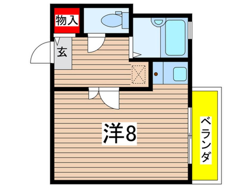 間取図 ルミノア梅津