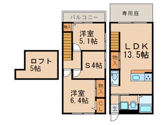 間取図 ヒーリングコート