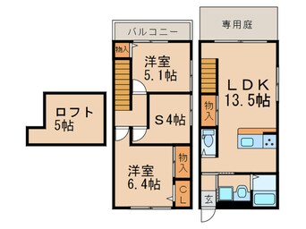 間取図 ヒーリングコート