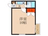 フレグランス大宮 1Kの間取り