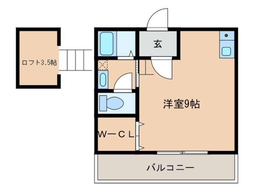 間取図 ルミエール西代A棟