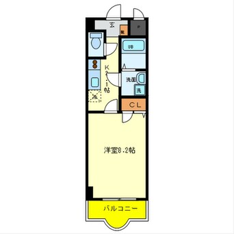 間取図 ルミエール八尾 Ⅱ
