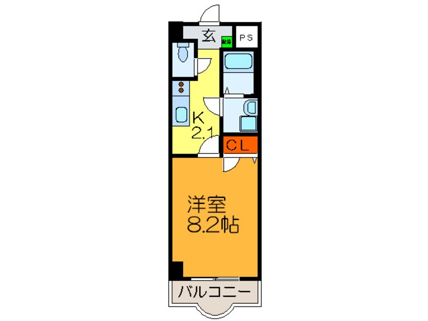 間取図 ルミエール八尾 Ⅱ