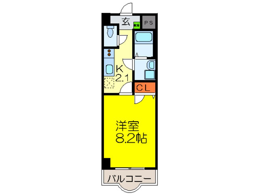 間取図 ルミエール八尾 Ⅱ