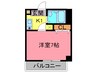 ＺＯＮＥ１／ｆＰＡＲＴ３ 1Kの間取り