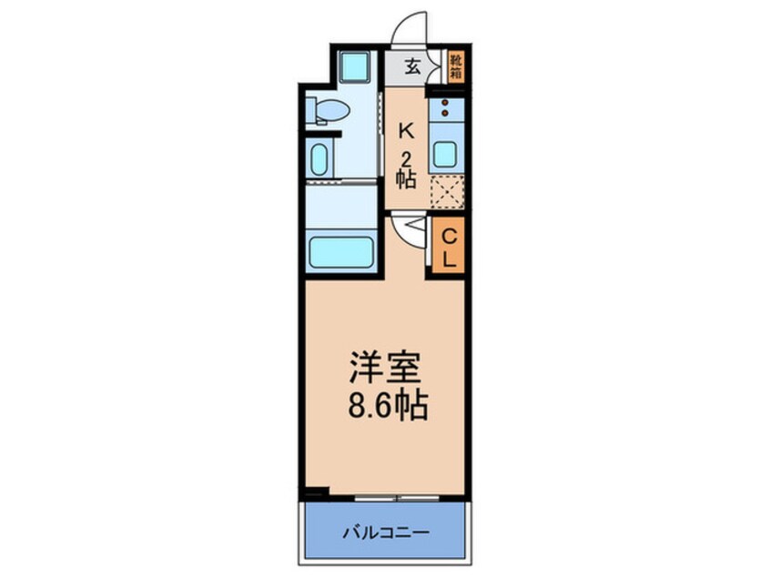 間取図 M′sマンション長栄寺