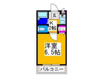 間取図 コーポ鈴