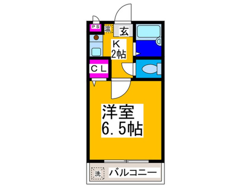 間取図 コーポ鈴