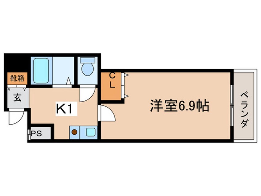 間取図 プレアデス寺田町