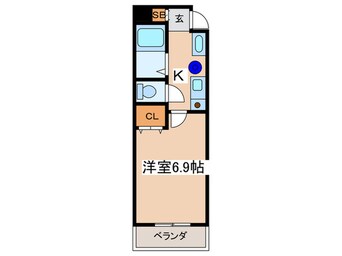 間取図 プレアデス寺田町