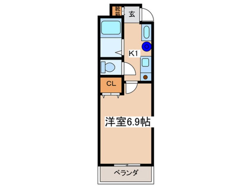 間取図 プレアデス寺田町