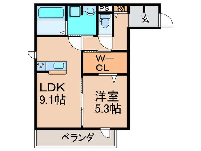 間取り図 D-room今川C棟