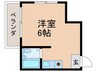 青山ハイツ 1Rの間取り
