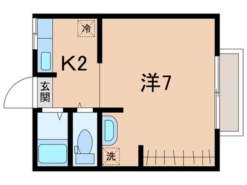 間取図 パークハイツゆあさ