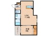 ARCAりんくうⅠ 1LDKの間取り