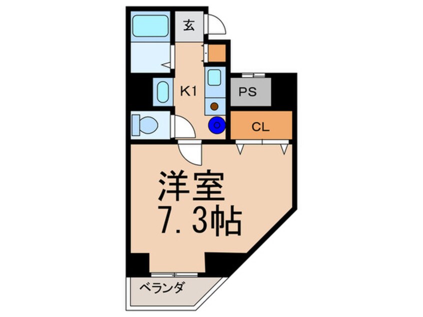 間取図 エム　ヴィレッヂ寺田町