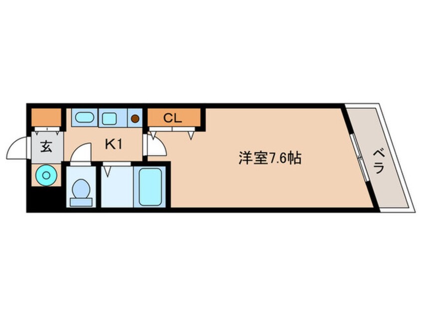 間取図 エム　ヴィレッヂ寺田町