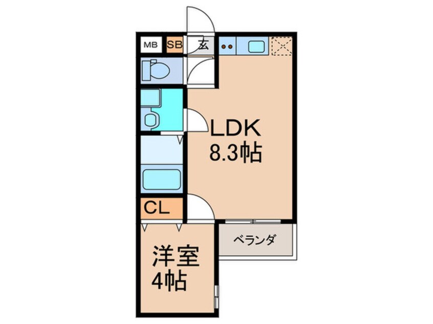 間取図 H-maison東住吉Ⅱ