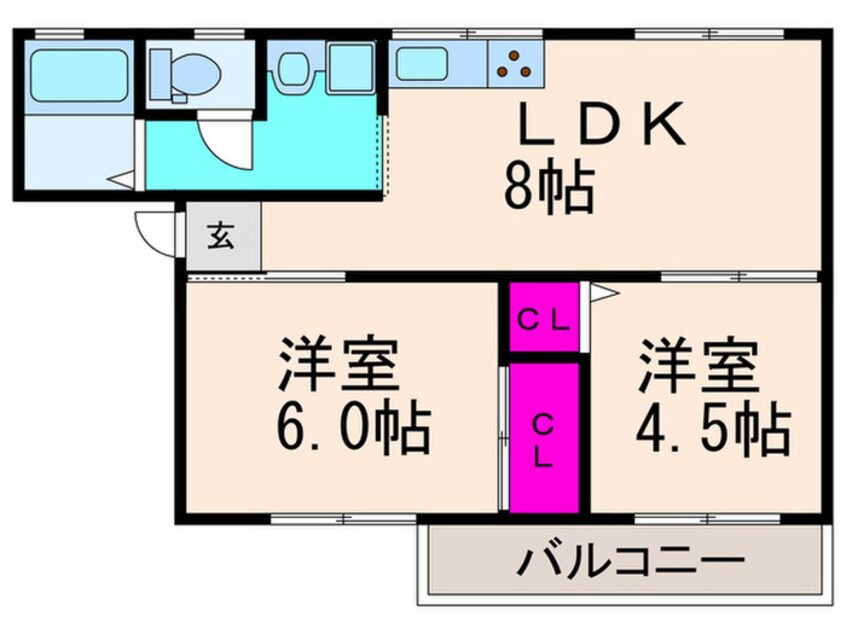 間取図 ブルーハイツ