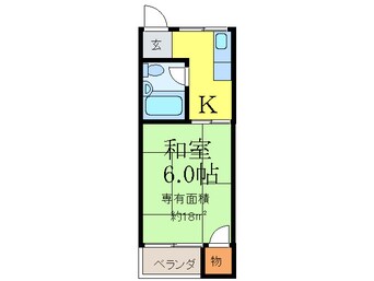 間取図 田中第一ビルディング