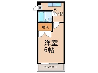 間取図 ユニック六甲Ⅱ