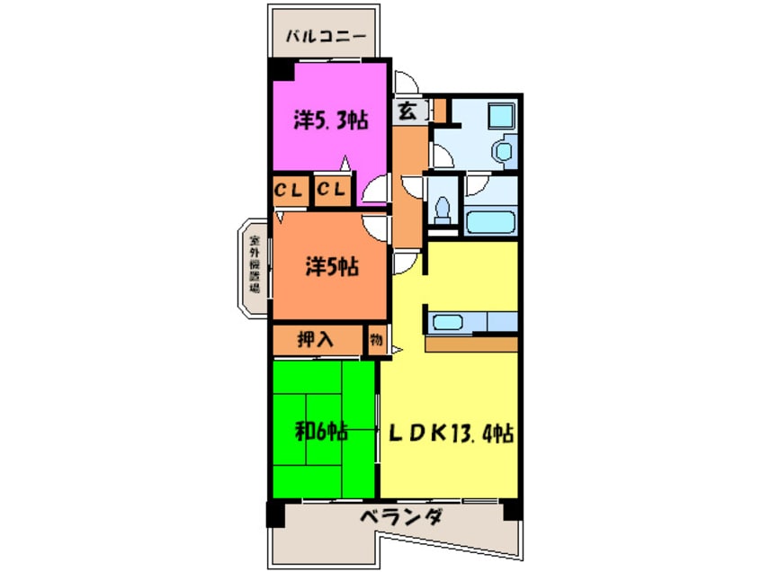 間取図 ジョイフル寿