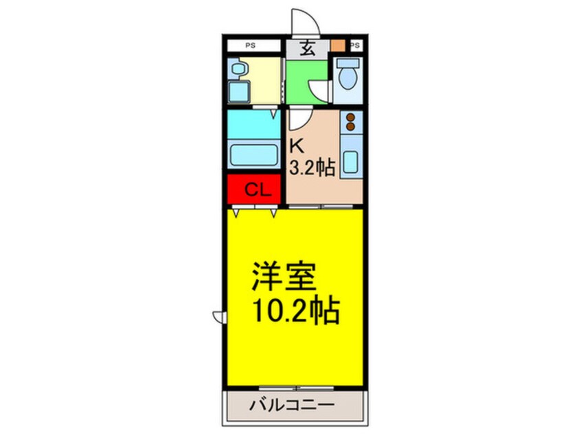 間取図 ｱﾝﾌﾟﾙ-ﾙｸﾗ-ｼﾞｭｳｴｽﾄﾋﾙｽﾞ