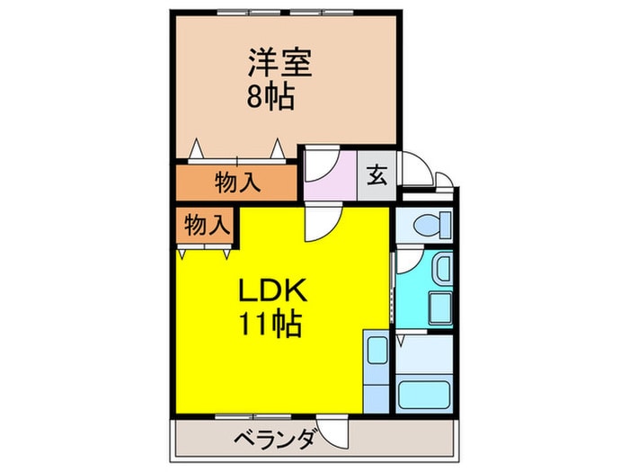 間取り図 ヒルマンハウス
