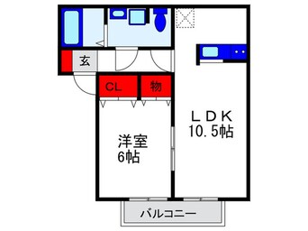 間取図 ウエストアップネオメゾン