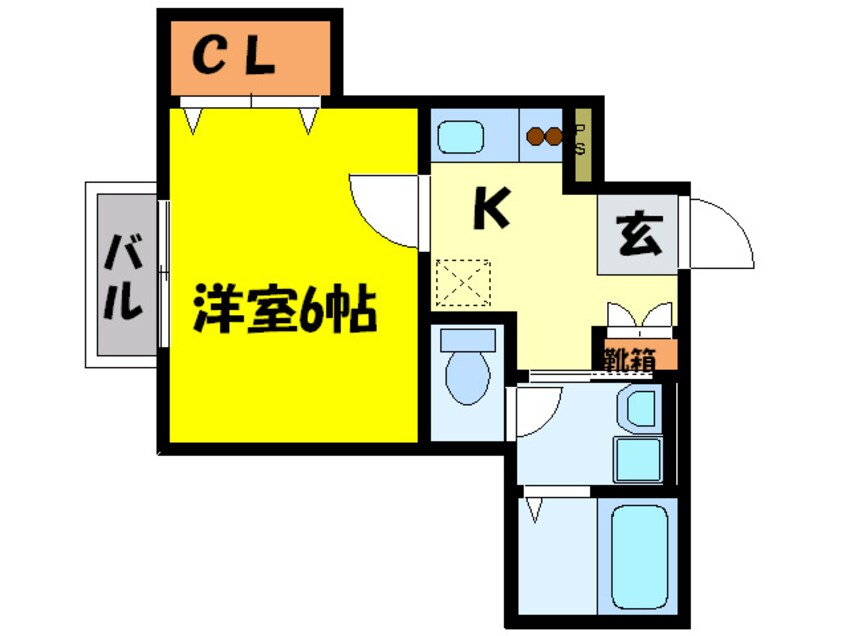 間取図 プチメゾン鳳