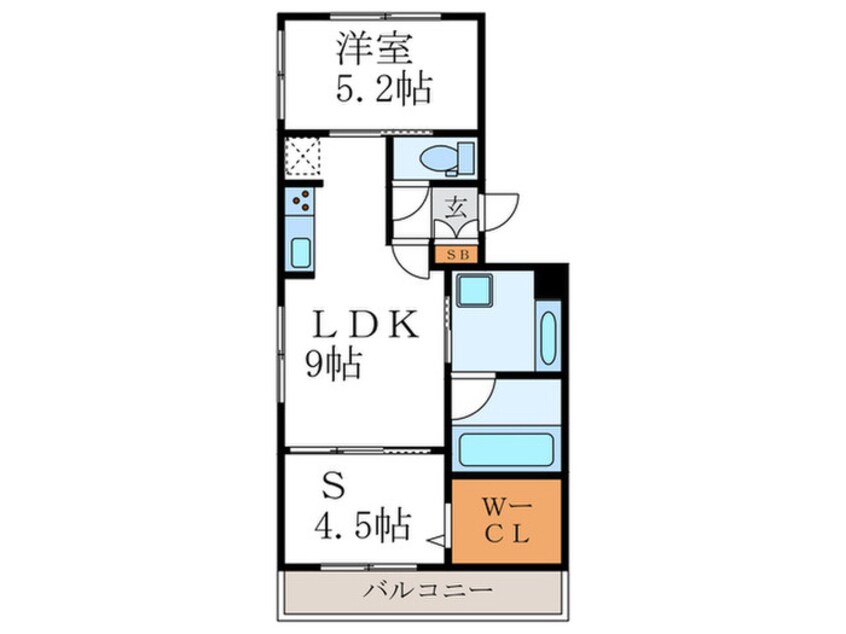 間取図 セジュール西賀茂