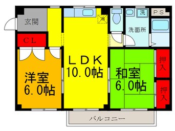 間取図 ハピネス２０００