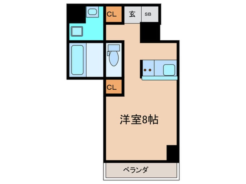 間取図 兵一鳴尾ビル