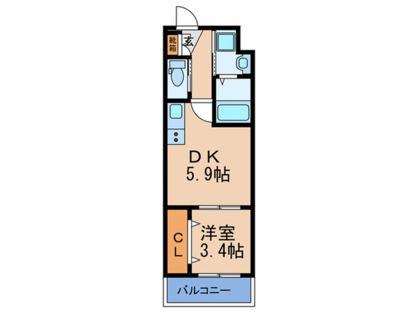 間取図 エタンセルあびこ