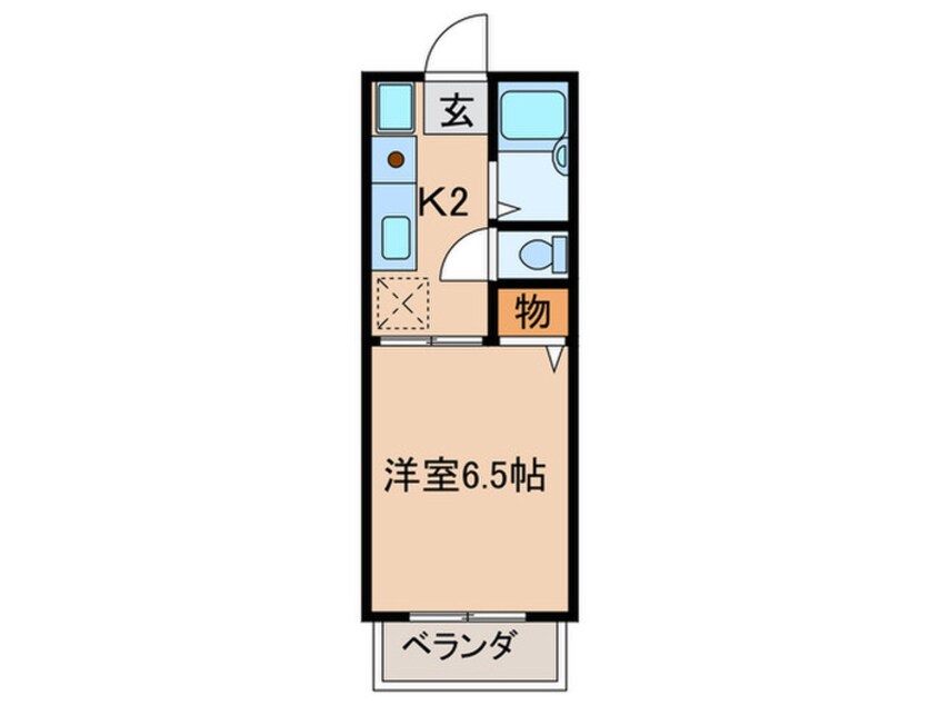 間取図 ラ・フェール大久保