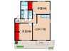 桃園 2LDKの間取り