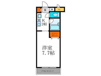 間取図 グランディヨン百万遍