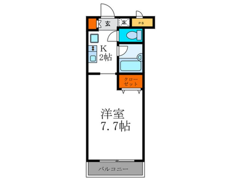 間取図 グランディヨン百万遍