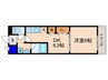 Radier MARU.T 1DKの間取り