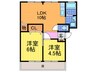 ミラリア（１） 2LDKの間取り