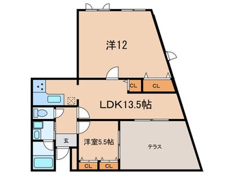 間取図 夙川アネックス２