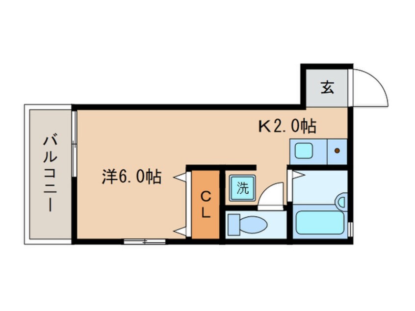 間取図 キューブテン