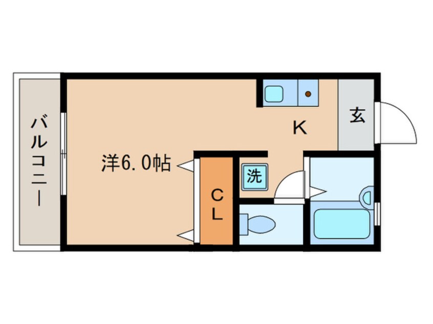 間取図 キューブテン