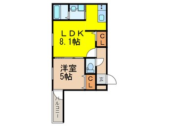 間取図 フジパレス西住之江Ⅷ番館