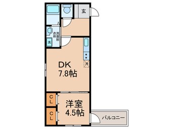 間取図 フジパレスアベリア